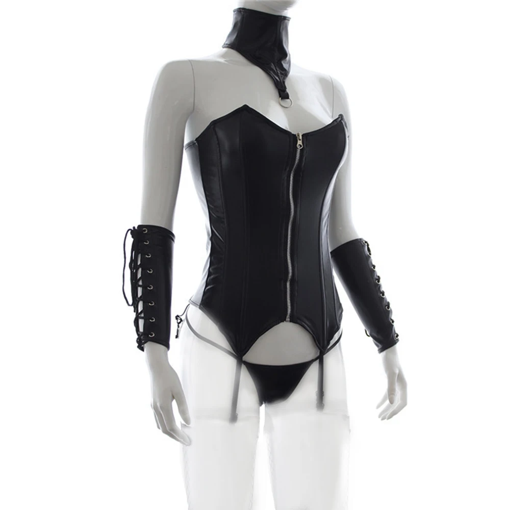 Женский Секс Связывание Straitjacket наручные манжеты нижнее белье Шея крышка жгут