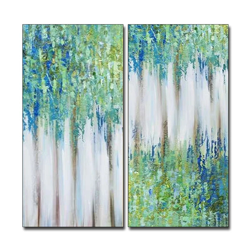 

Unframed 100% High Quality Hand Painted Oil Painting Tree Canvas Paint Large Wall Art Decor Pictures For Bedroom Living Room