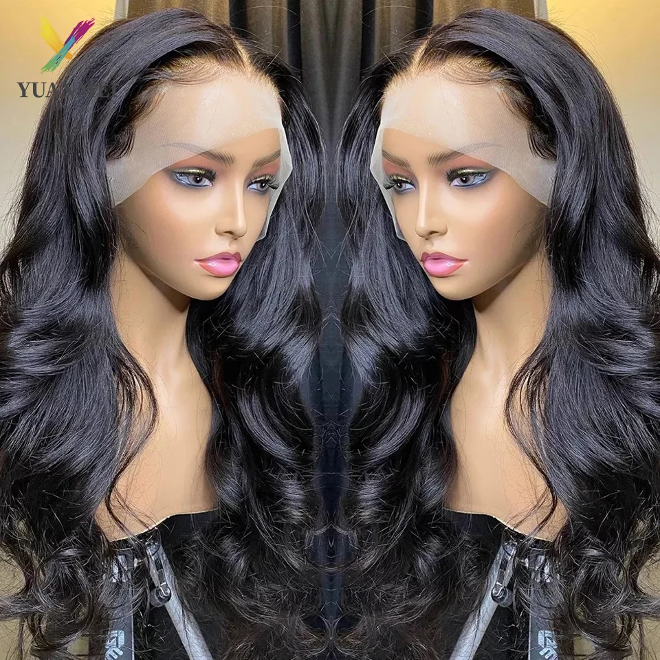 Body Wave Lace Frontal Wigs For Women 30 Inch Lace Front Wig Brazilian Huam Hair Wig Pre Plucked Glueless Bodywave Closure Wigs