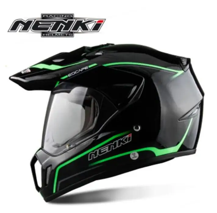 Новинка мотоциклетный шлем nenki для езды по пересеченной местности двойной Зимний