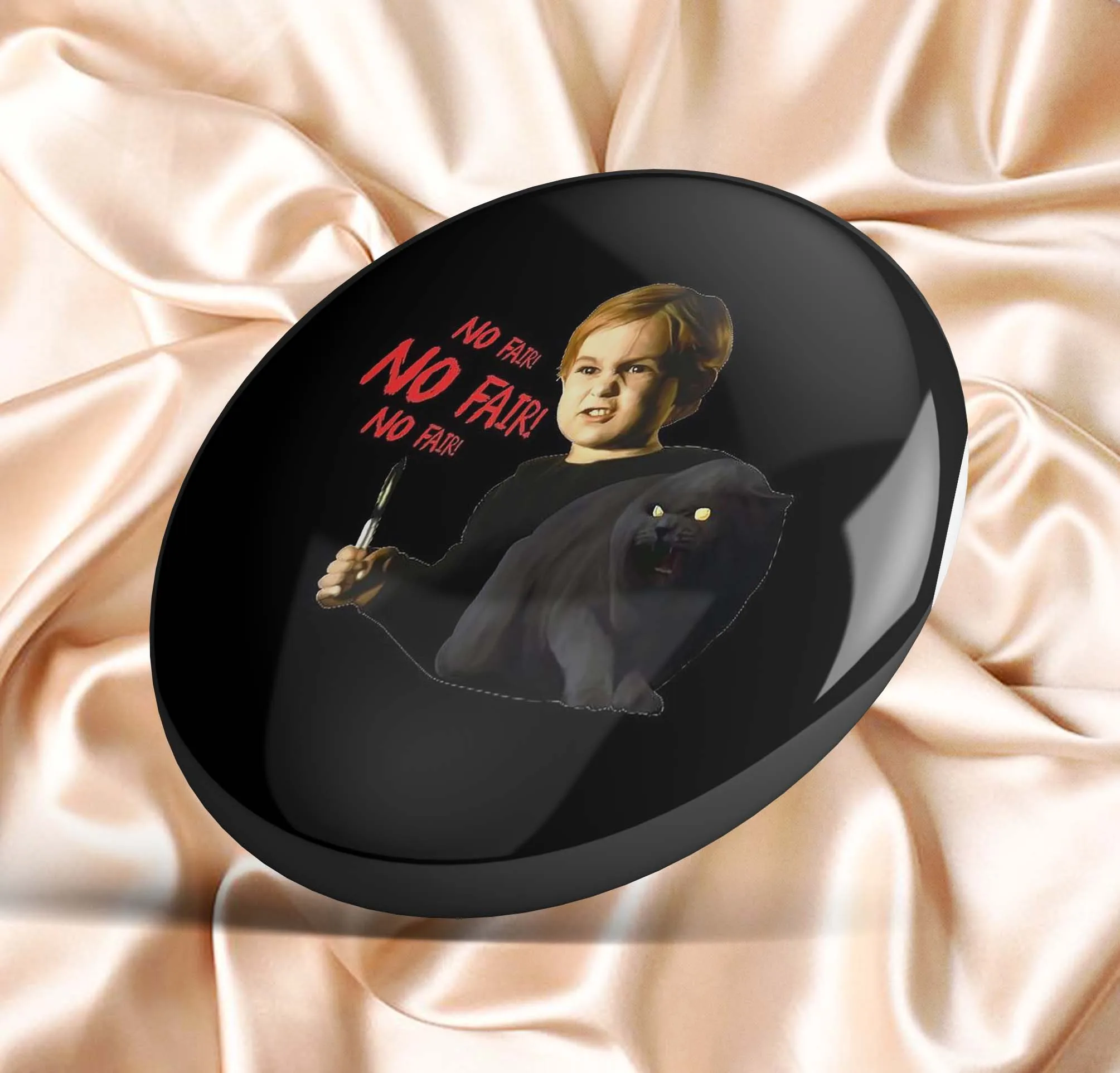 

No fair No fair No fair Soft Enamel Pin Clothes Women Cartoon Collar Metal Cute Lover Brooch Gift Funny Jewelry Decor Fashion