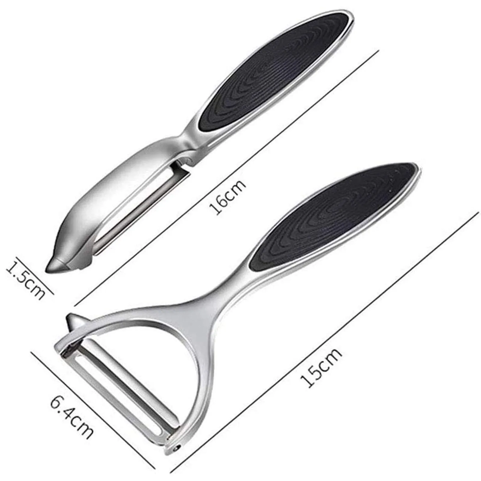 

2PC Zincs Alloy Peeling Knife Multifunctional Stainless Steel Peeler Cutter Peeler Potato Carrot Grater Kitchen Tool Accessories