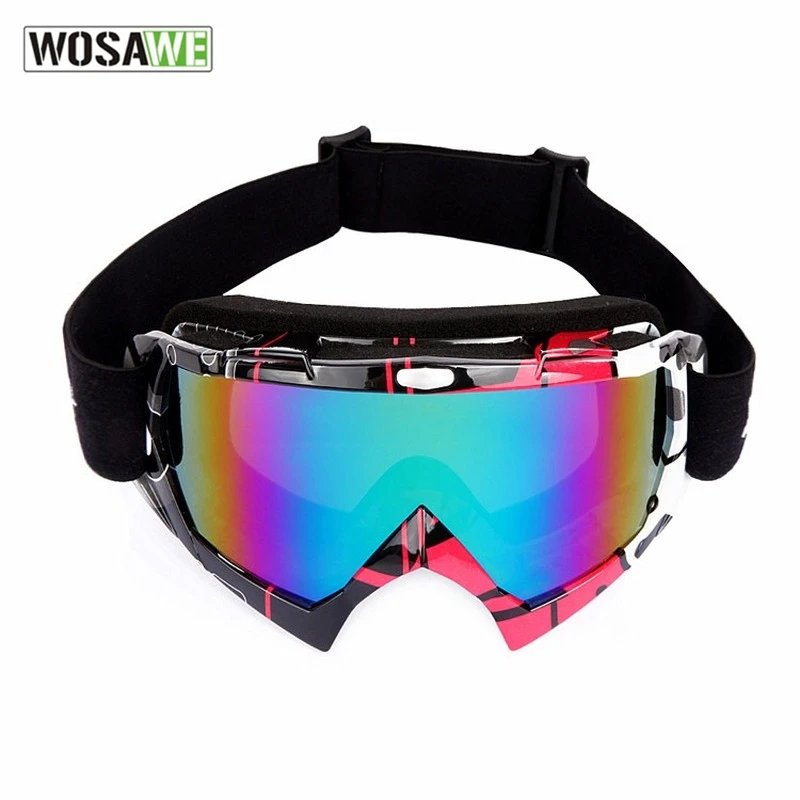 Мужские и женские лыжные очки из ТПУ ветрозащитные с УФ защитой для катания на