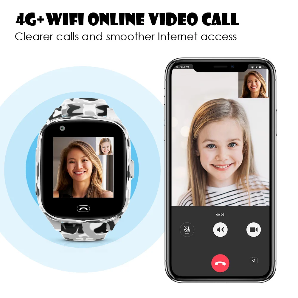 LEMFO Детские умные часы детские Поддержка gps wifi камера голосовой чат LEC2 Pro