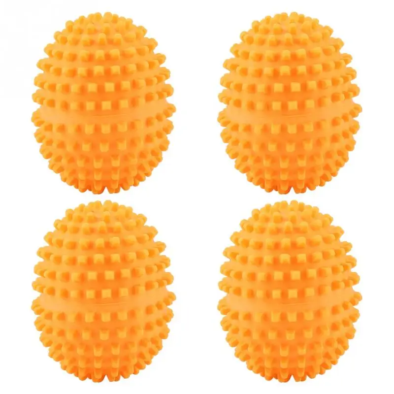 

4Pcs/Set Orange Reusable Laundry Ball Washing Laundry Ball Home Washing Machine Starfish Solid Vleaning Ball For Washing