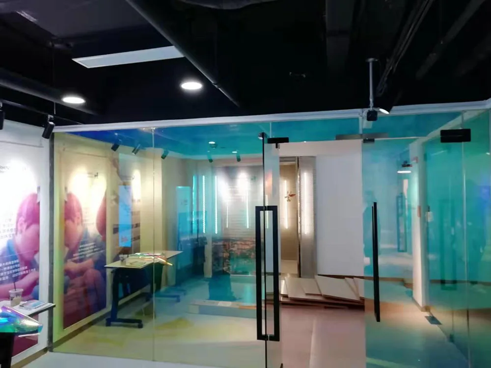 Дихроическая пленка Sunice для окон тонировка на солнечных батареях самоклеящаяся