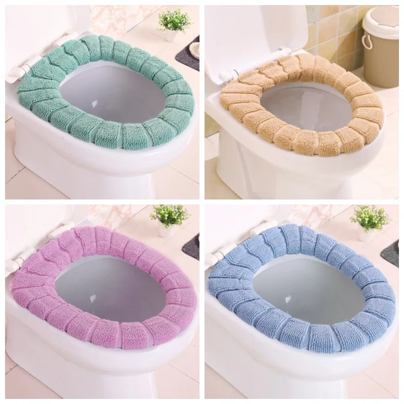 

Universal Warm Soft Washable Toilet Seat Cover Mat Set for Home Decoration Closestool Mat Seat Case Toilet Lid Cover Accessories
