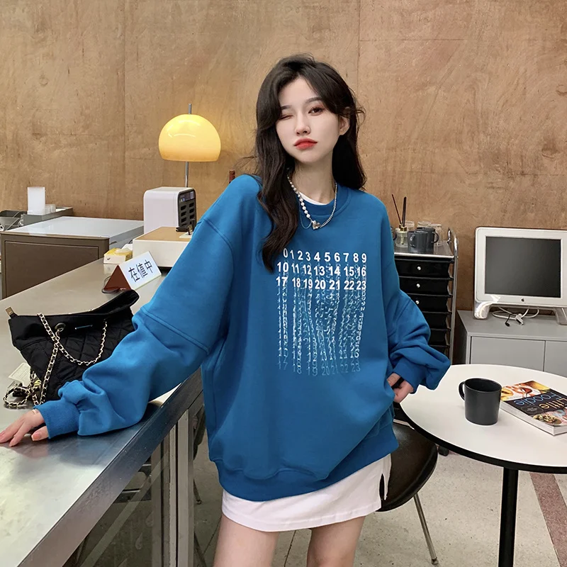 

Real Shot Style Pullover Sweater for Women 2021 Autumn