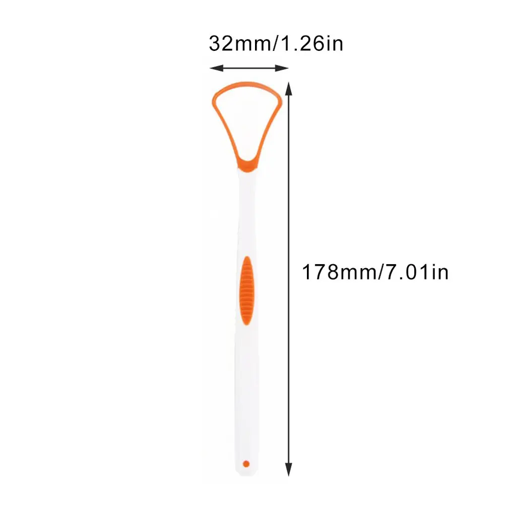 

Portable Size Tongue Brush Tongue Cleaner Scraper Cleaning Tongue Scraper For Oral Care Oral Hygiene Keep Fresh Breath