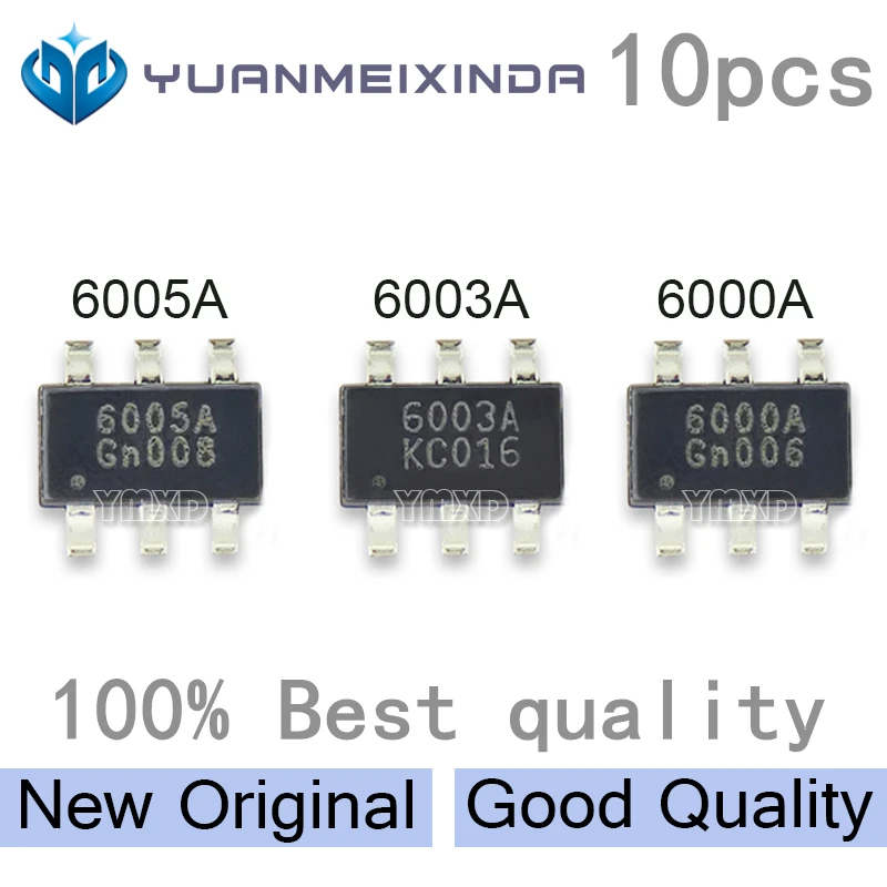 10 шт. 100% Новый оригинальный 6005A 6003A 6000A PF6005AG PF6003AG PF6000AG SOT23 6 IC чип управления