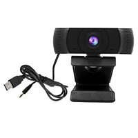 usb webcam 720p high definition video conferencing online class with microphone drive free computer camera