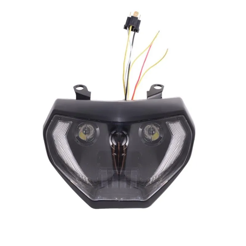 Ангельские глаза мотоциклетные фары с поворотным сигналом для Yamaha MT07 MT09 FZ07 FZ09| |