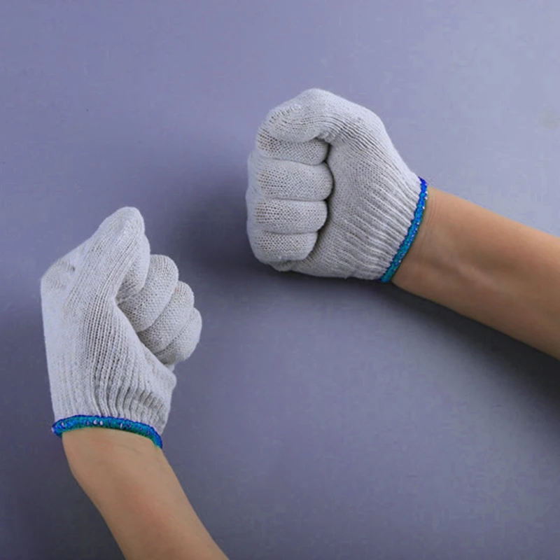 

12 Pairs Men White Working Gloves with 2-In-1 High Pressure Washer 2.0 Magic High Pressure Wand Extendable Power Washer