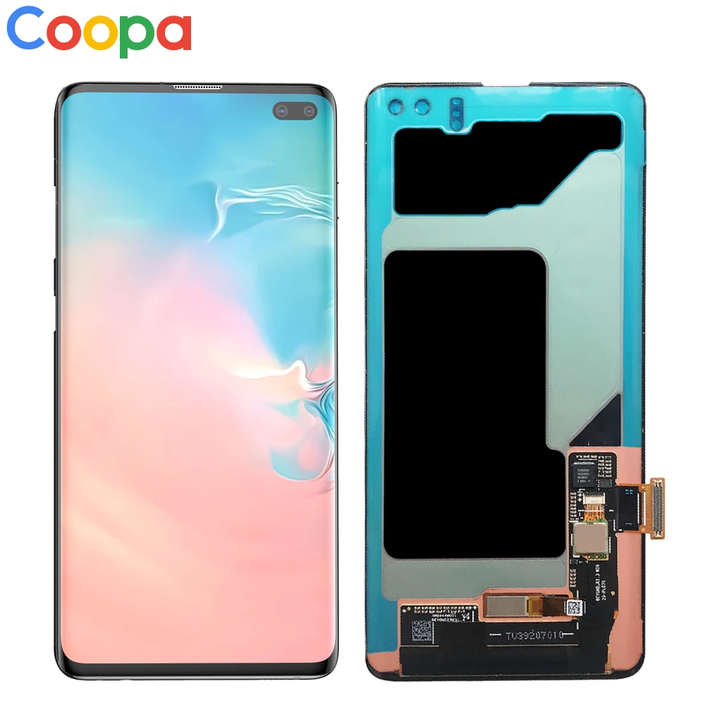 6,1 ''AMOLED lcd для SAMSUNG S10 lcd G9730 дисплей SM-G973 сенсорный экран дигитайзер для SAMSUNG Galaxy S10 Plus lcd G975 рамка