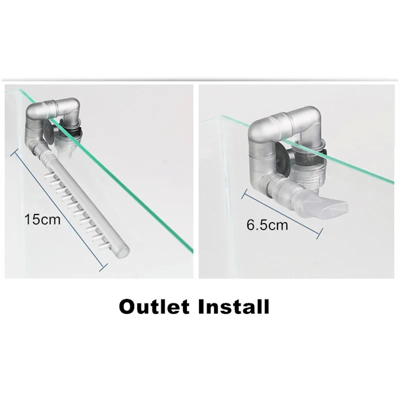 Внешний фильтр для аквариума на входе выпускная труба Hw-602b/603b аксессуары
