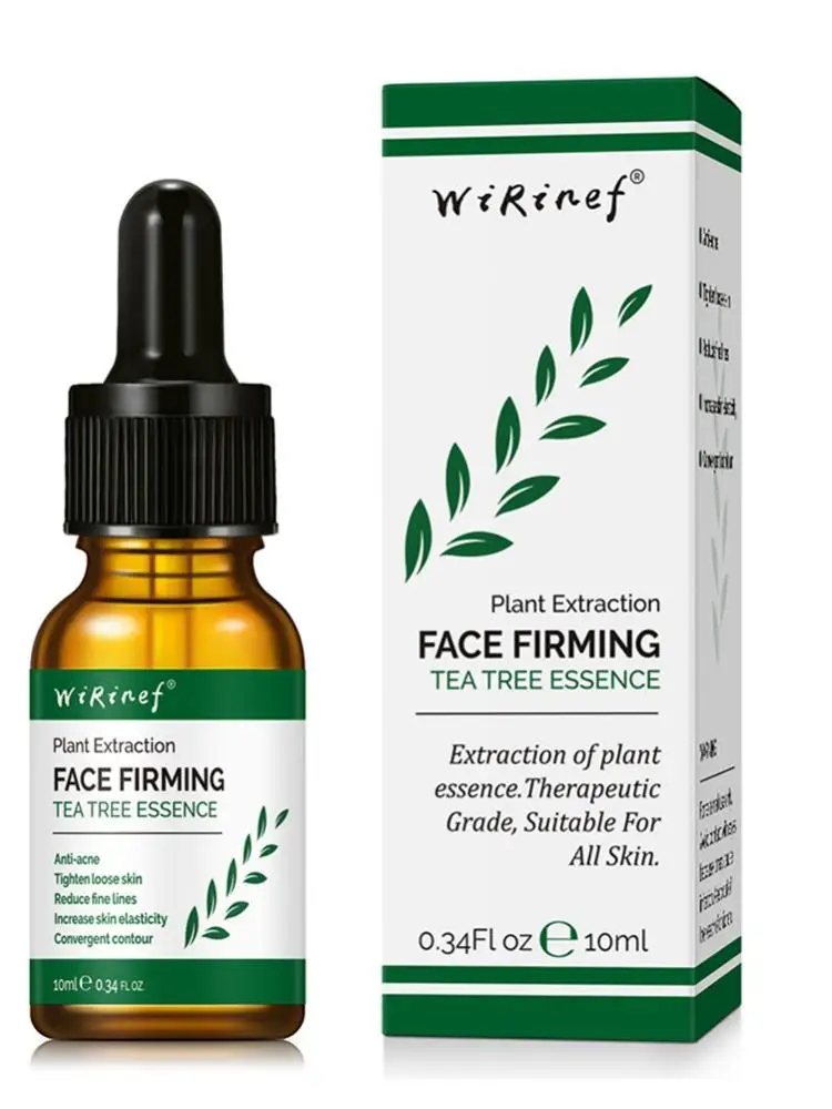 

10ml Tea Tree Face-Lift Oil Essence Face Serum Firming V Line Anti Age Moisturize Skin Care Lifting Shaping