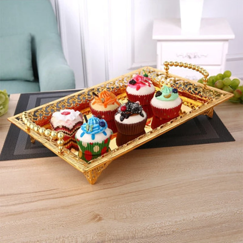 Европейский фруктовый поднос для снэков тарелка торта сковорода многоцелевой