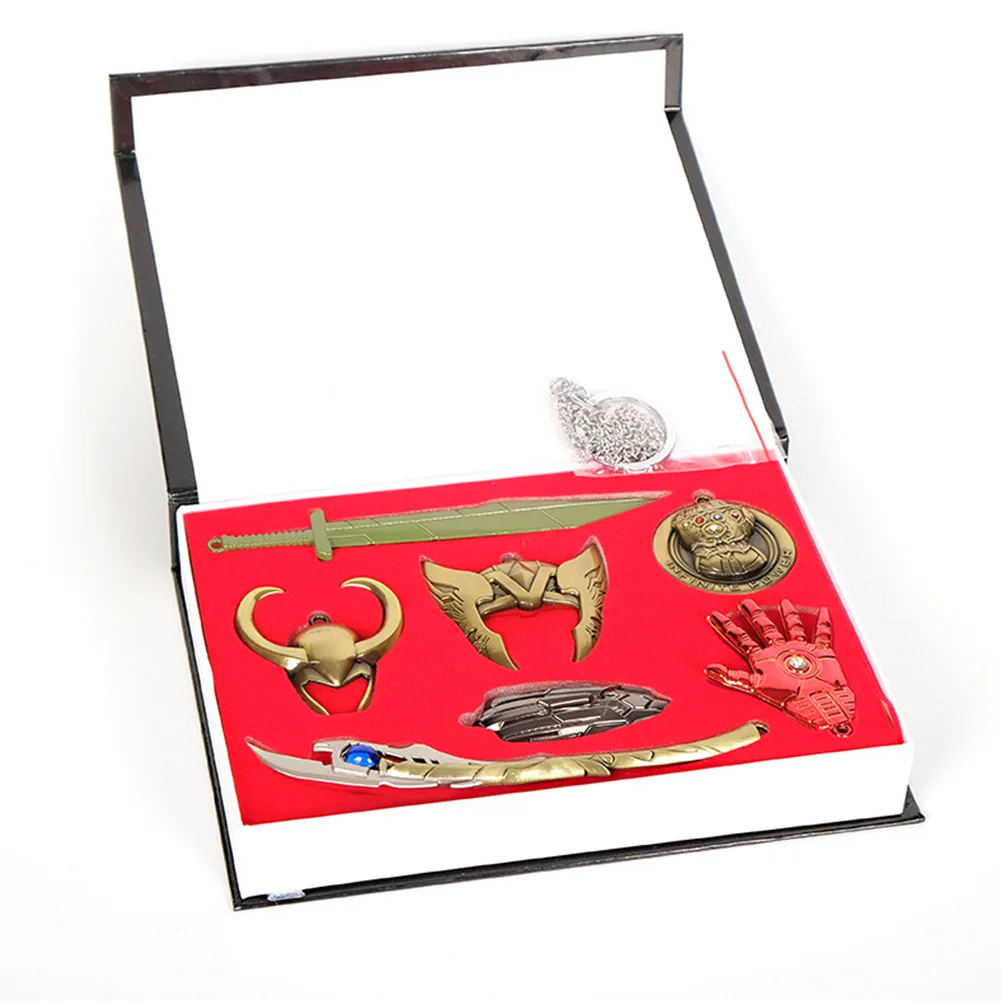 Брелок Loki для косплея цепочка с подвеской коллекционный подарочный набор