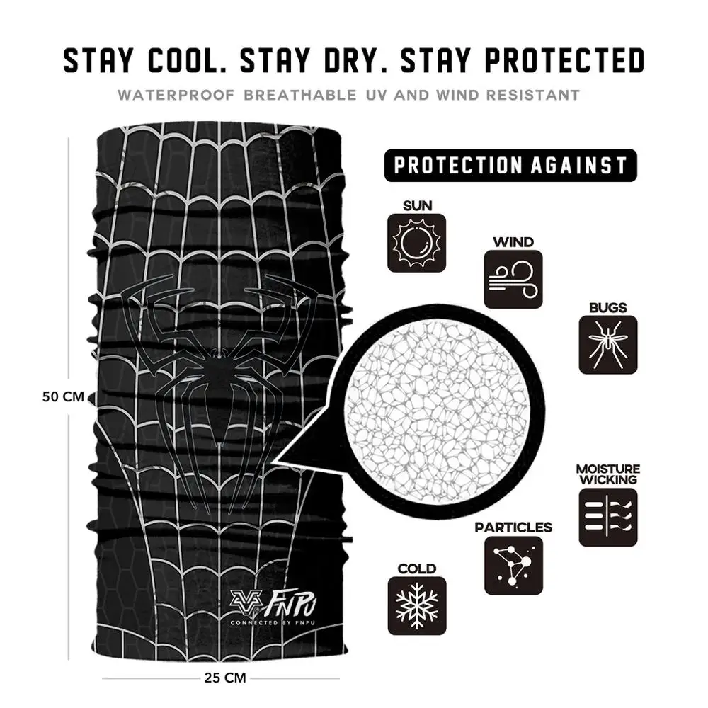 Шарф-Балаклава Black Spider велосипедная бандана для мужчин и женщин | Спорт