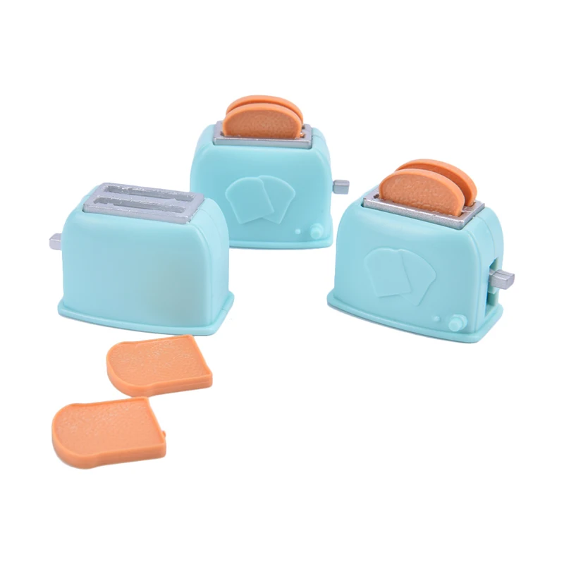 

1/12 Dollhouse Simulation Mini Toaster Miniature Toy Model Kitchen Scene Decor Dollhouse Accessories