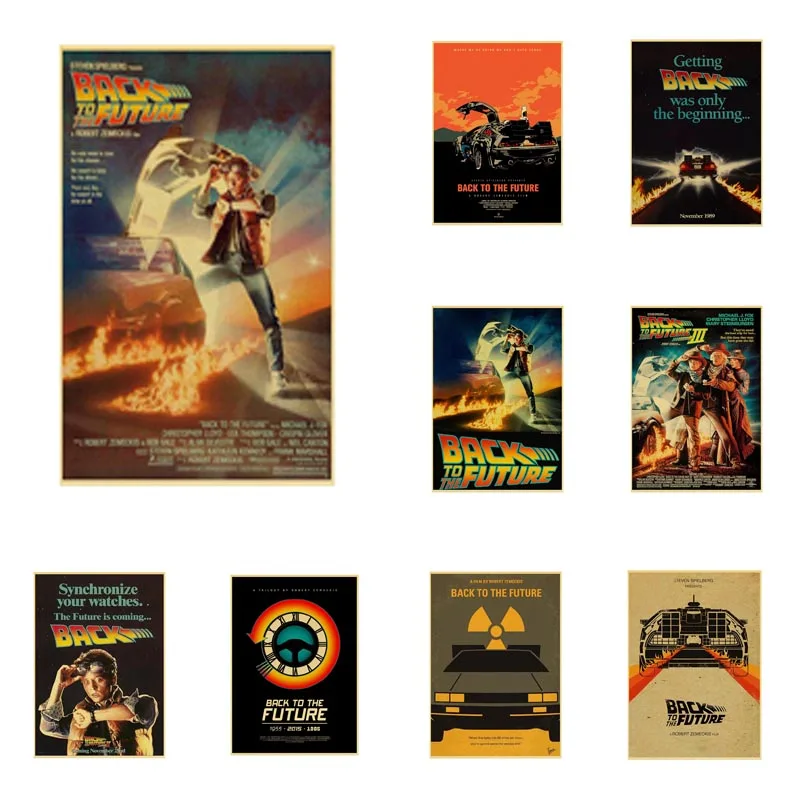 Фильм Назад в будущее винтажные Плакаты для дома/бара/гостиной Декор