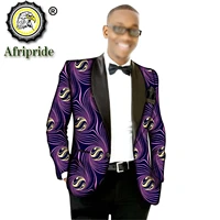 african clothes for men jacket slim fit single breast autunm outwear wax batik print outfits formal wedding evening s2014009
