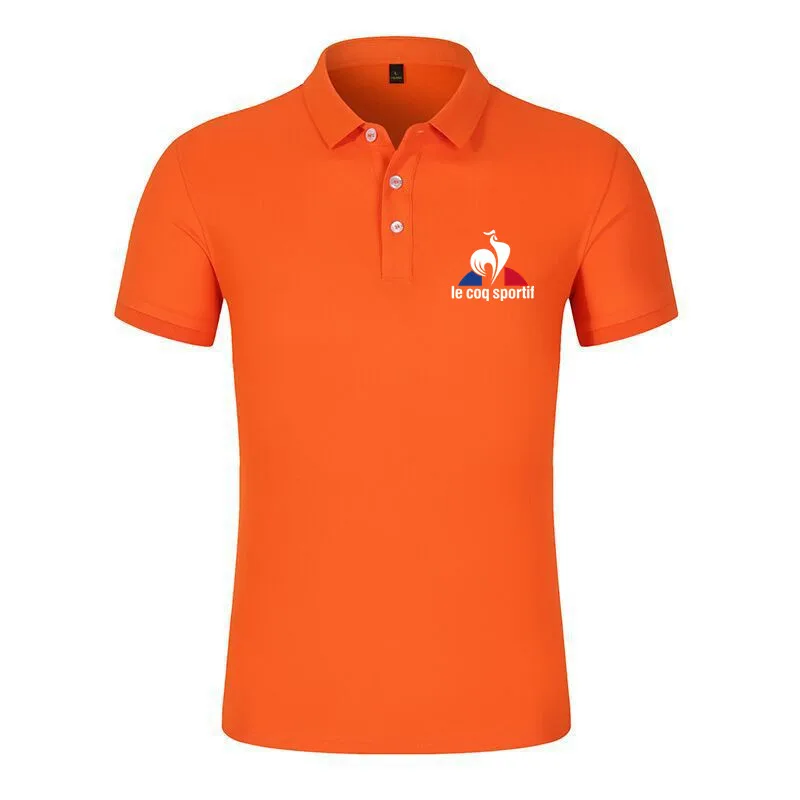 

2021 Men's Polo Shirt High Quality Breathable Men's Cotton Short Sleeve Shirt Solid Color Brand Jersey Men's Summer Polo Shirt