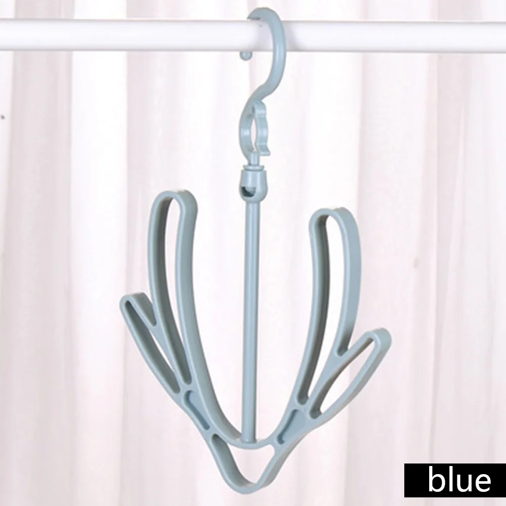 B blue 10 шт./компл. мульти-Функция Полка Стеллаж для просушки обуви стойки вешалки Для детей обуви подвесной шкаф для хранения Организатор - Цвет: B blue