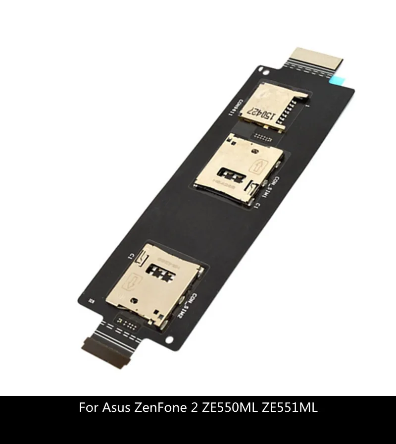 Запасные части для ASUS ZenFone 2 5 дюйма ZE551ML ZE550ML держатель SIM карты разъем гибкий