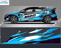 Racing stickers FOR Golf 7 POLO Fit Focus Civic YARIS race track appearance decoration stickers painting custom stickers