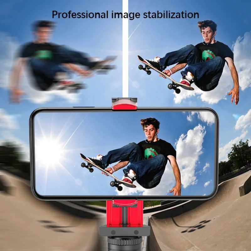 ab302 mobile phone gimbal stabilizer selfie stick tripod estabilizador celular tik tok vlogging sticks for huawei xiaomi free global shipping