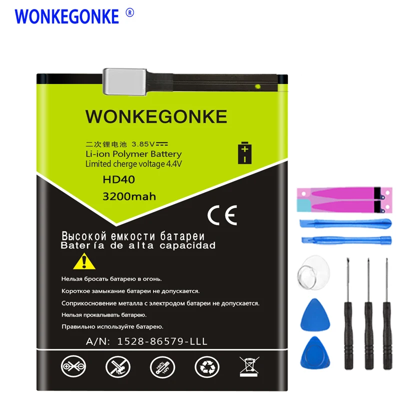 WONKEGONKE HD40 SNN5987A для Motorola Moto Z Force 2nd gen Z2 XT1789 01 Bateria|Аккумуляторы мобильных телефонов| |