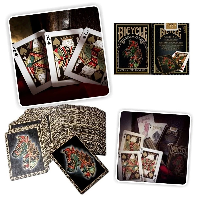 

Bicycle Warrior Horse Playing Cards Chinese New Year Limited Edition Deck Poker Size Magic Card Games Magic Tricks Props Gift