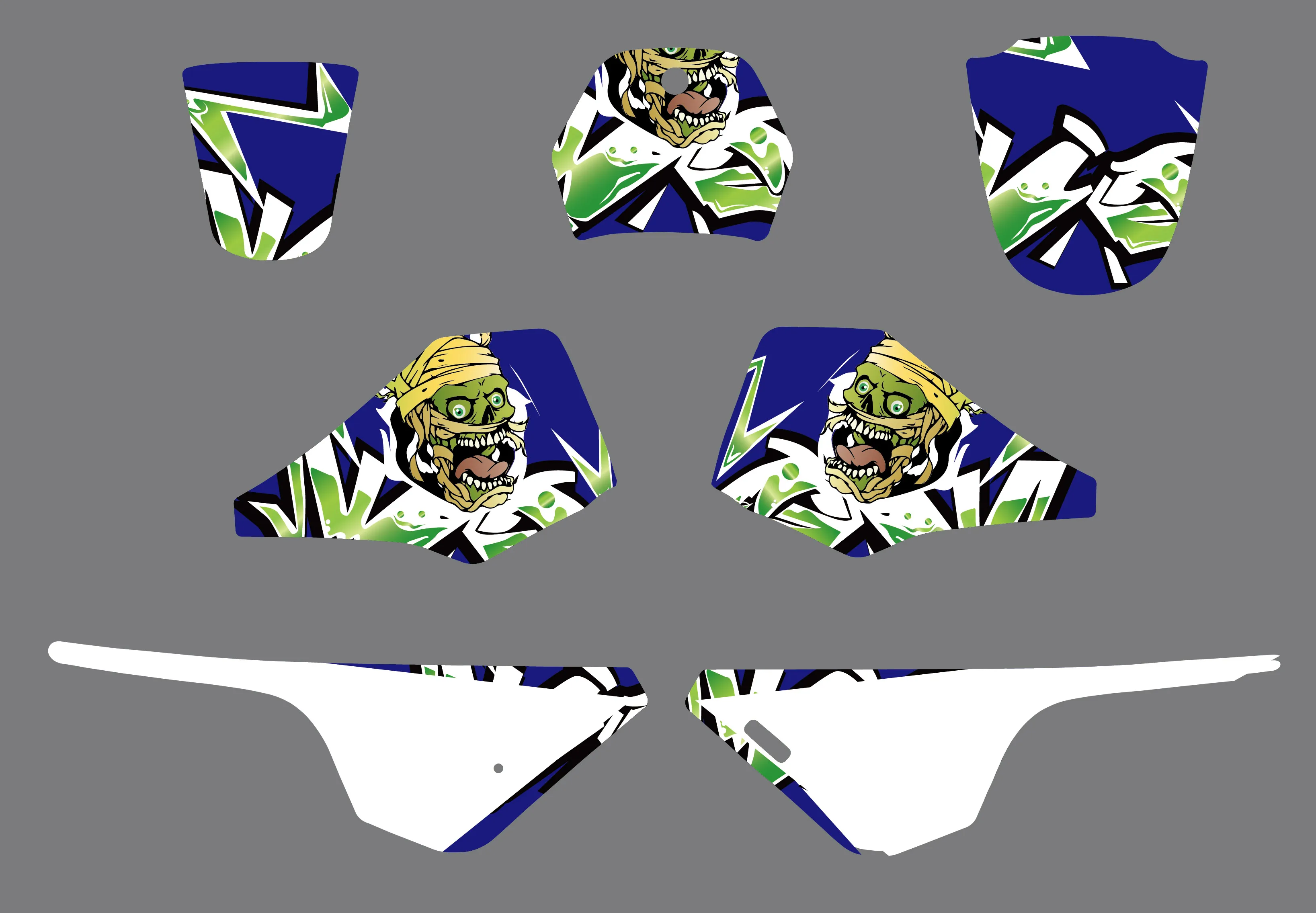 New Style TEAM GRAPHICS&ampBACKGROUNDS DECAL STICKERS Kits For Chinese Yamaha PW 80 PIT bike | Автомобили и мотоциклы