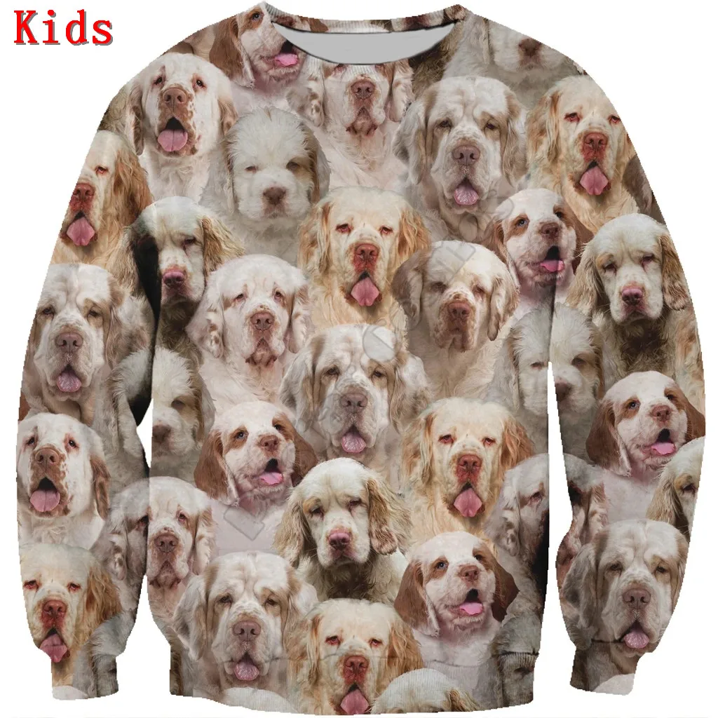 You Will Have A Bunch Of Airedale Terriers 3d printed Hoodies Boy Girl Long Sleeve Shirts Kids Funny Animal Sweatshirt
