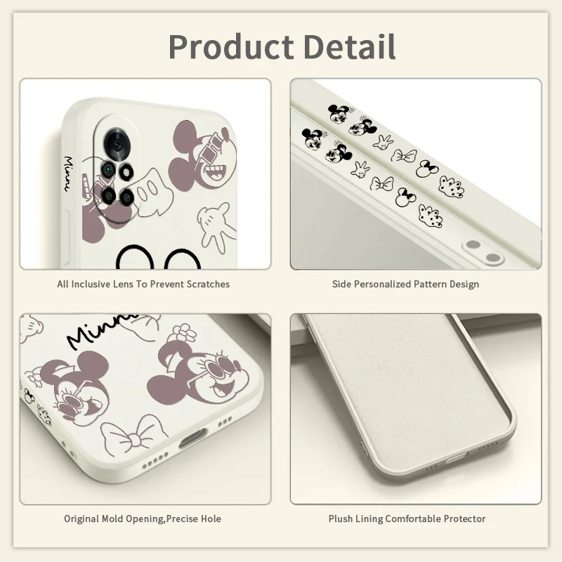 

Rectangle Cute Pattern Case For Huawei Nova8 8Pro 8SE Nova 7 7Pro 7SE 6 6se 5 5Pro 5Z 5I 5Ipro 4 4E Liquid Silicone Cover