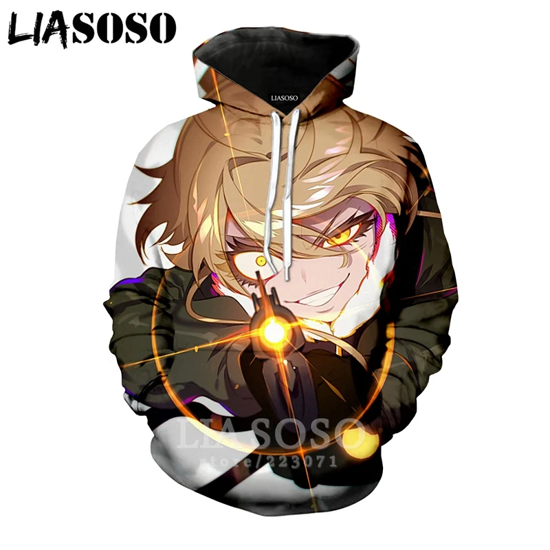 Новинка зимний Свитшот liaseo для мужчин и женщин 3D принт аниме Youjo Senki Сага Tanya верх с