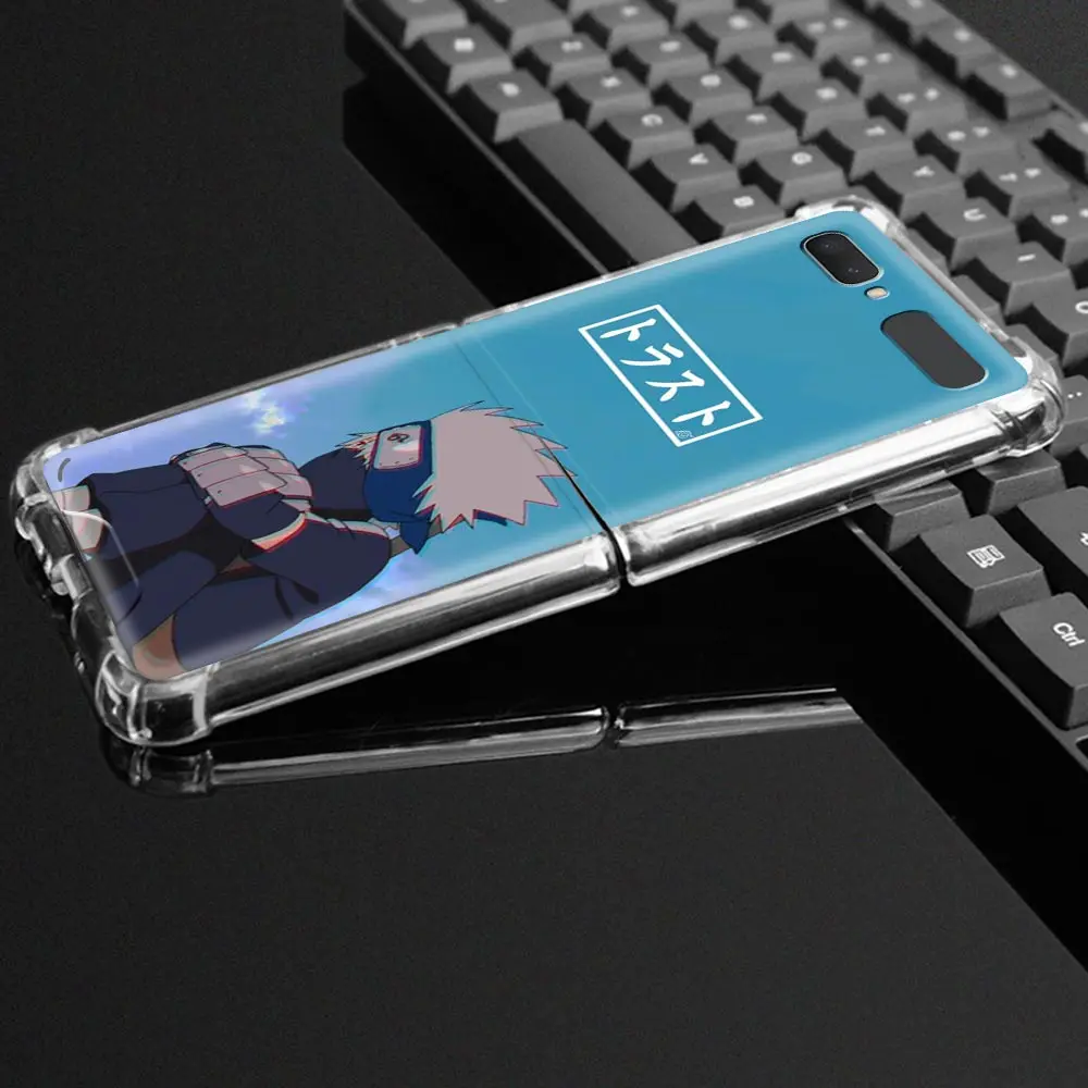 

Naruto Skunk Phone Case for Samsung Galaxy Z Flip Samsung Z Flip 5G Airbag Shockproof Soft Silicone Cover Shell