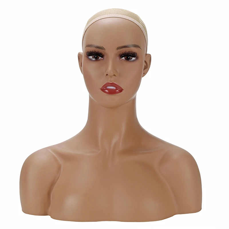 PVC Female Mannequin Head Bust For Wig Stand | Дом и сад