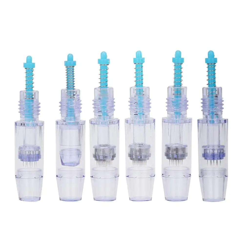 

10Pcs/Set Screw Head Disposable Tattoo Cartridge Needles Eyebrow lip Permanent Makeup Nanoneedle 9Pin 12Pin 24Pin 36Pin 42Pin Us