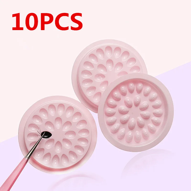 Подставка для клея наращивания ресниц клейкий пластиковый поддон держатель