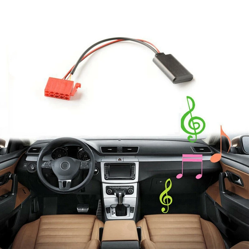

Автомобильный беспроводной Bluetooth аудио кабель адаптер для Mercedes Benz Abaecker BE2210 BE1650