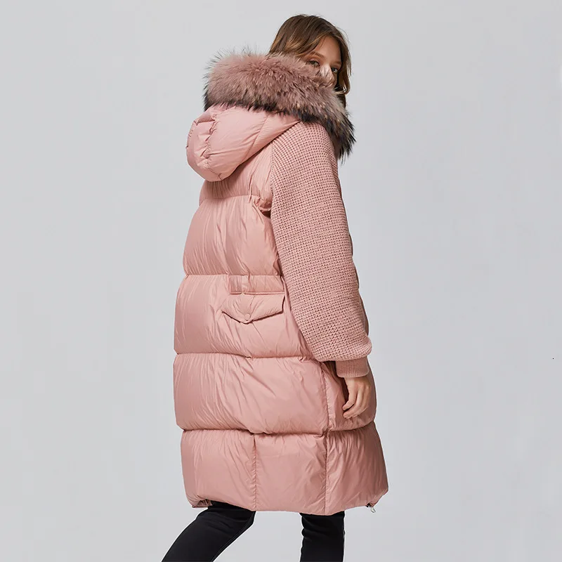 

[Fashion] Tide Autumn And Winter New Products Fashion Long-sleeved Hooded White Duck Down Warm Down Jacket PA735