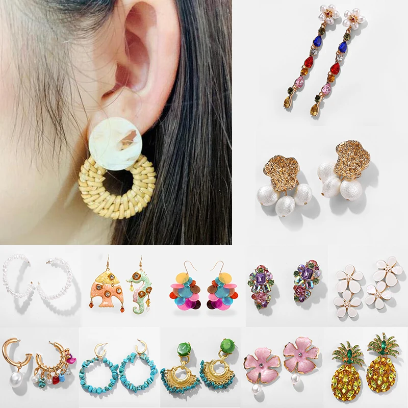 Золотая оболочка висячие серьги 2019 для женщин девушка мода имитация жемчуга