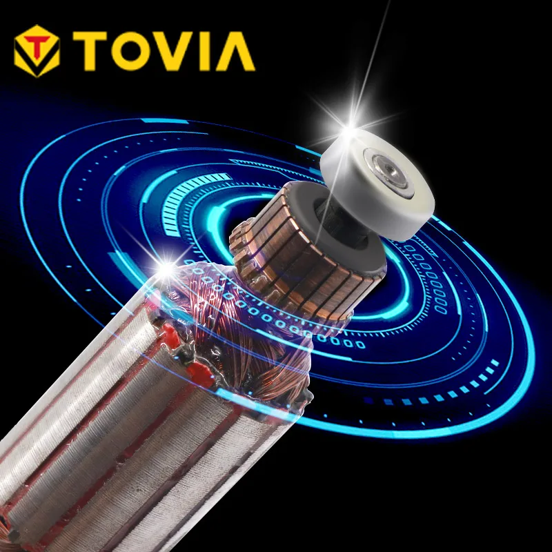 Электрическая угловая шлифовальная машина TOVIA 125 мм 950 Вт переменная мощность 220 В