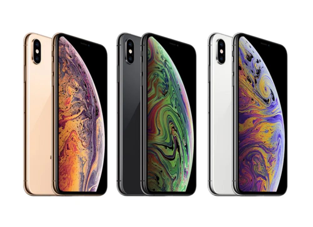 Разблокированный смартфон Apple iPhone XS 5,8 дюйма с функцией распознавания лица и NFC ПЗУ 64 Гб/256 ГБ с шестиядерным процессором Apple Pay