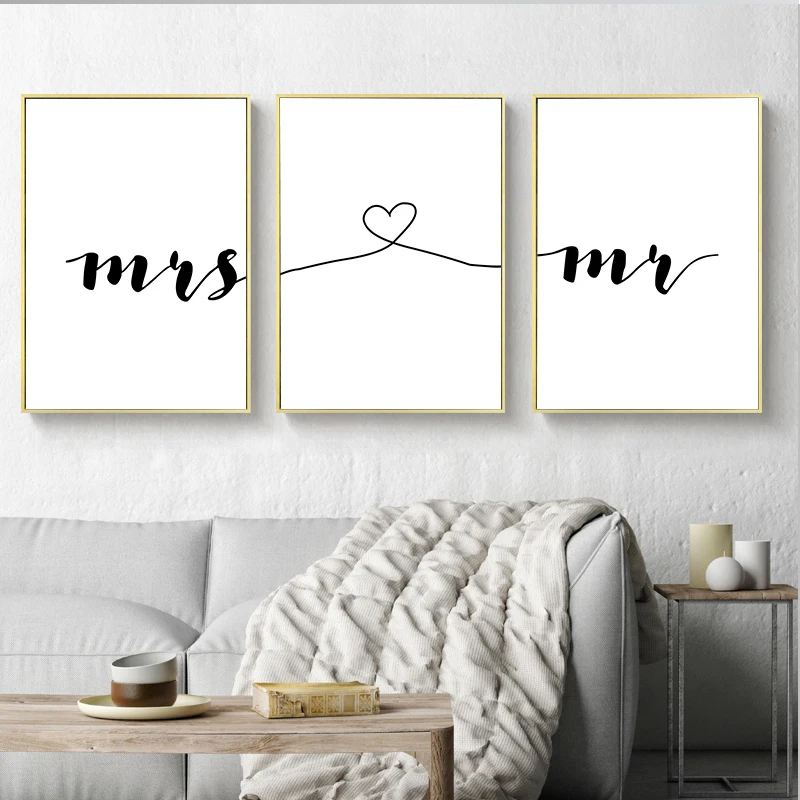 

Wall Art Canvas Painting Abstract Black Line White Background Nordic Posters and Print Decorative Picture Modern Home Decoration