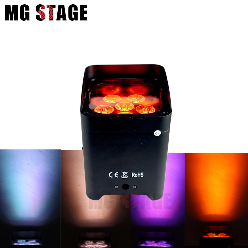 Беспроводной светодиодный светильник с дистанционным управлением батарея DMX Wi Fi