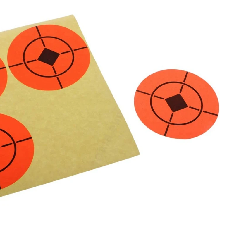 250 шт. флуоресцентная самоклеящаяся клейкие цели бумага для охоты пейнтбола
