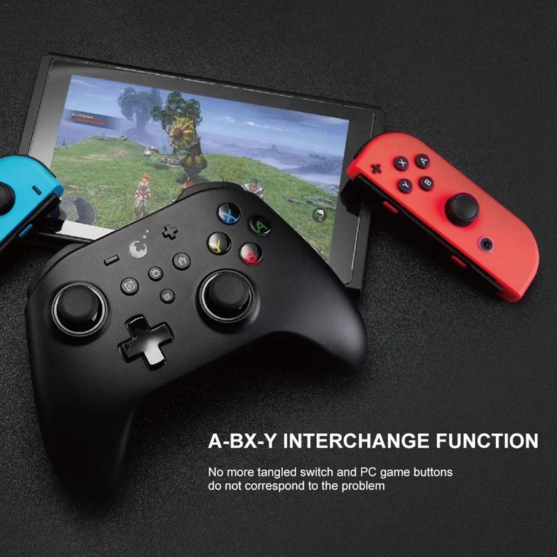Беспроводной игровой Bluetooth-контроллер для Nintendo Ns Switch Pc Android встроенный 6-осевой